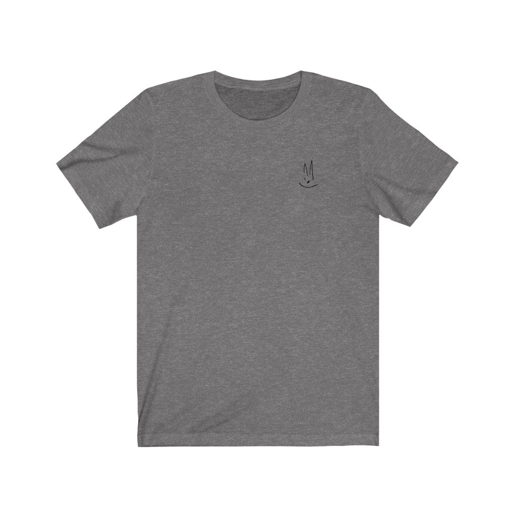 Bunny White or Gray Unisex Jersey Short Sleeve Tee