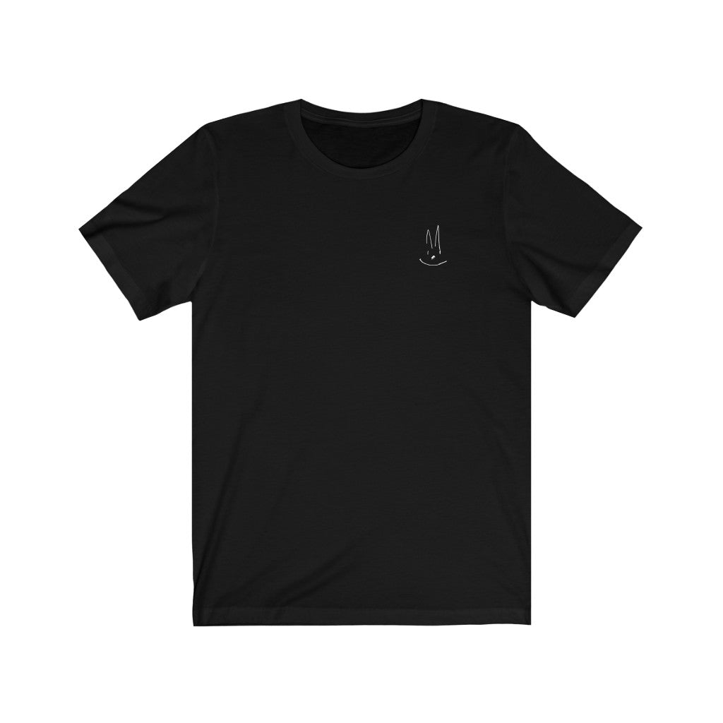 Bunny Black or Vintage Black Unisex Jersey Short Sleeve Tee