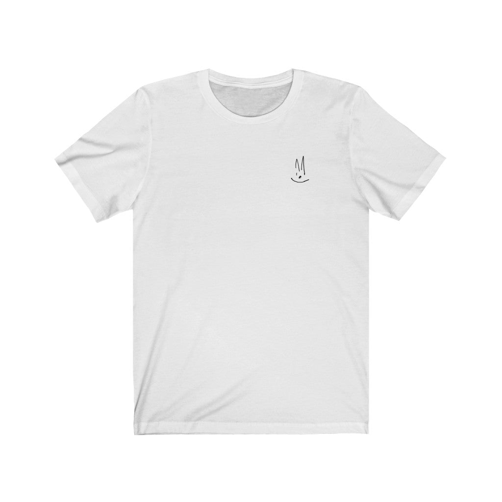 Bunny White or Gray Unisex Jersey Short Sleeve Tee