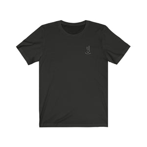 Bunny Black or Vintage Black Unisex Jersey Short Sleeve Tee