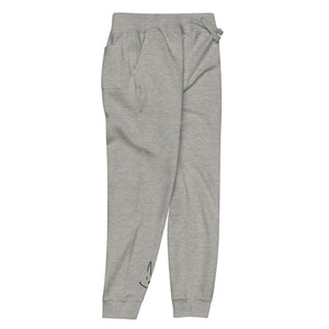 Bunny Gray or White  Unisex fleece sweatpants