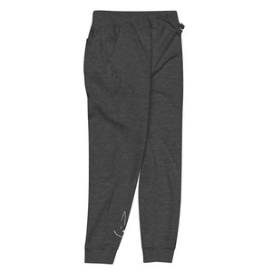 Bunny Black or Charcoal Unisex fleece sweatpants